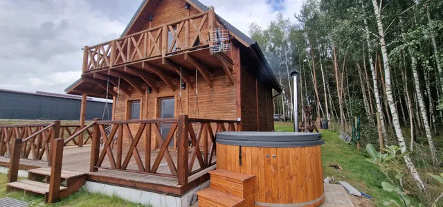 Domek letniskowy Osieczek, Dom Całoroczny Eryś. Jacuzzi, Balia