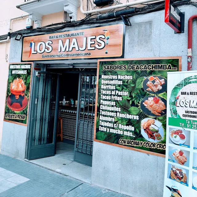 Restaurante Los Majes. Centro Americano: Nicaragua, Honduras, El Salvador, Guatemala, Costa Rica, Panamá