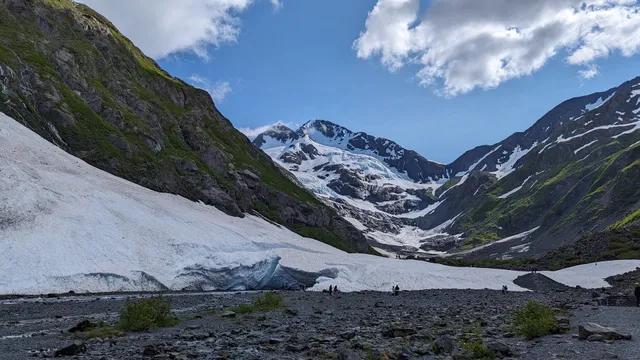 Byron Glacier Trail End