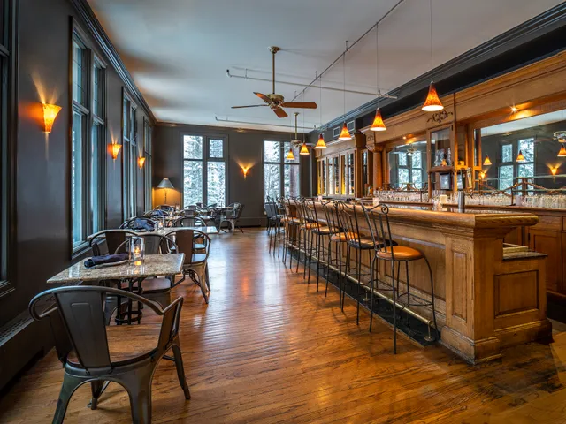 Mount Burgess Dining Room at Emerald Lake Lodge