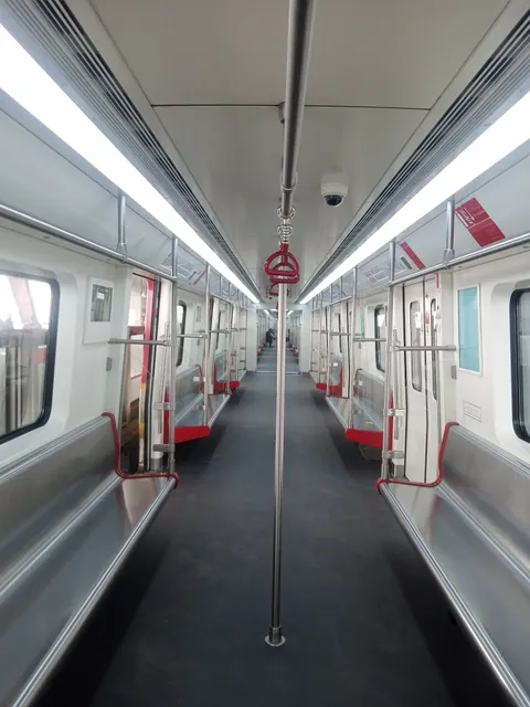 Salamat Pura Station - Orange Line Metro Train