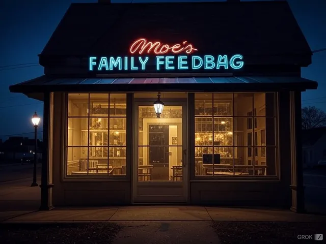 Moe's family feedbag