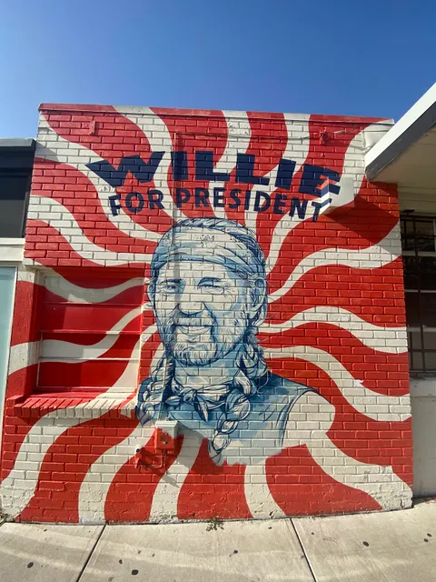 Willie For President Mural