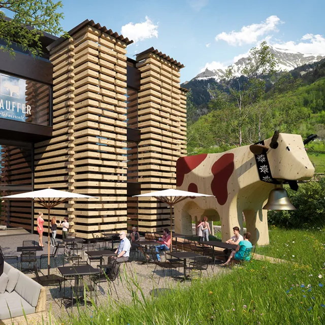 Bretterhotel - Trauffer Switzerland