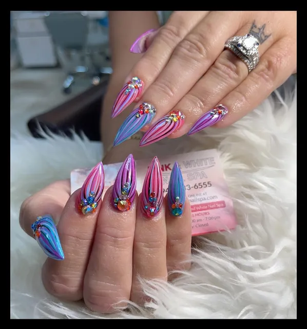 Pink & White Nail Spa