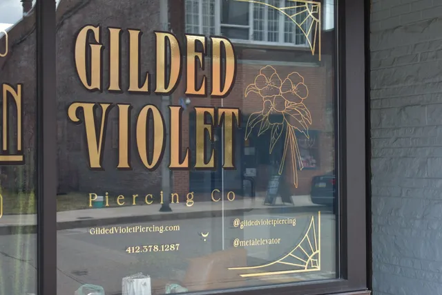 Gilded Violet Piercing