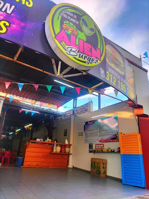 Hamburguesas y Hot dogs "Alien burger"