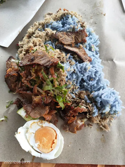 Nasi Kerabu Tumis Bunut Payong