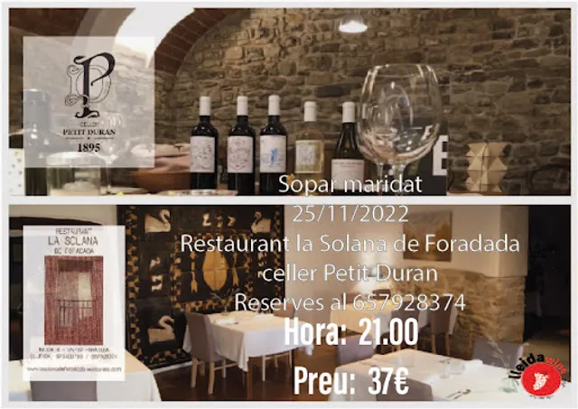 restaurant la solana de foradada