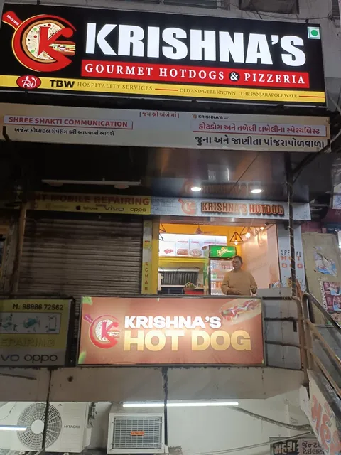 Krishna Hotdog & Pizzeria - Best Hotdog in panjrapol Ahmedabad - best sandwiches - veg Hotdog