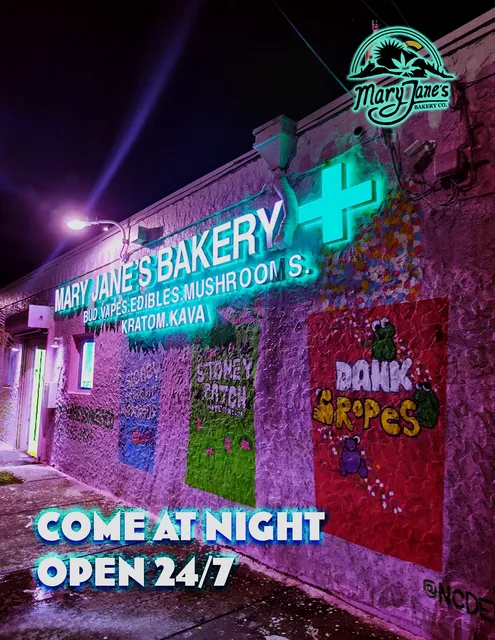 MARY JANE’S BAKERY CO 24 HOUR CBD THC SMOKE SHOP