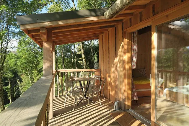 Huts in the trees: La Guinguette