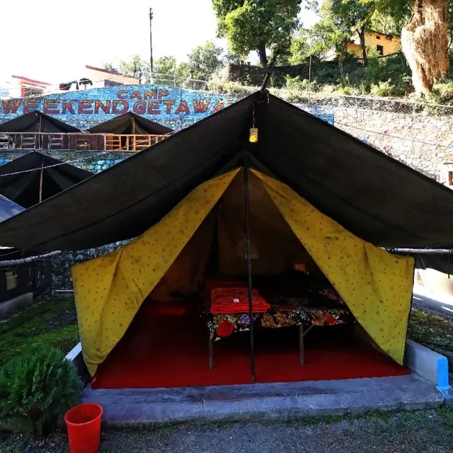 Camp weekend getaway