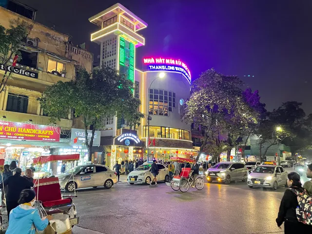 Water puppet house (not Thang Long theater)