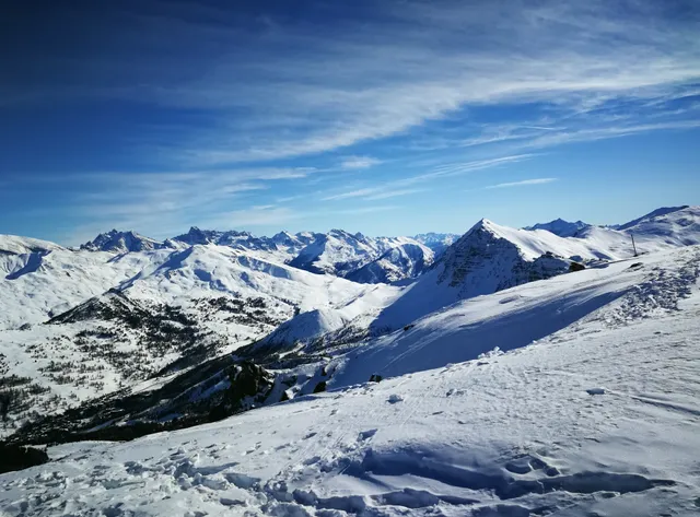 Highest point of Risoul/Vars ski resort
