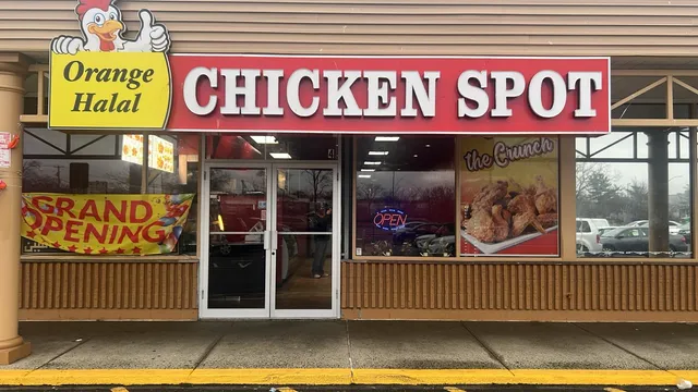 Orange Halal Chicken Spot
