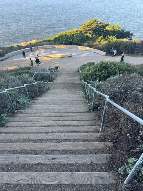 Steep Coastal Trail Stairs