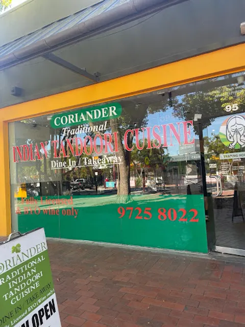 Coriander traditional Indian tandoori cuisine