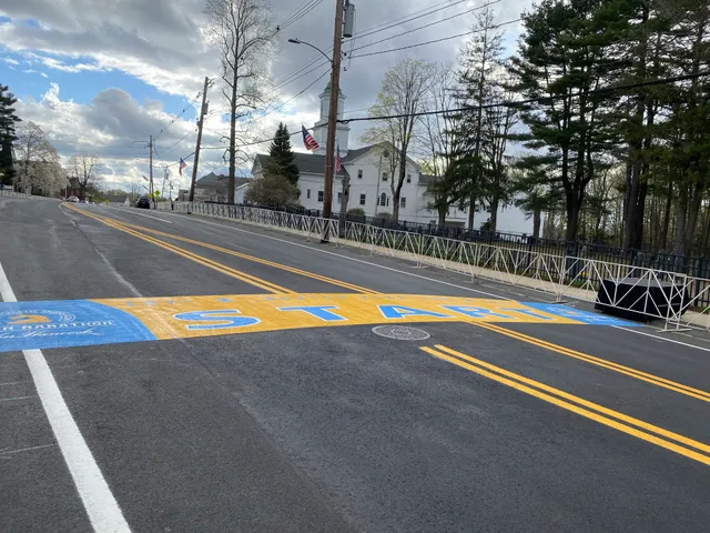 Boston Marathon Start Line