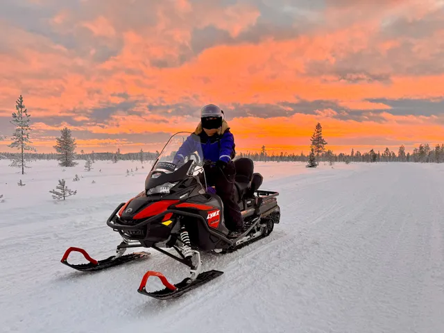 Arctic Circle Snowmobile Park Levi