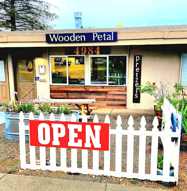 Wooden Petal Pretzel Parlor