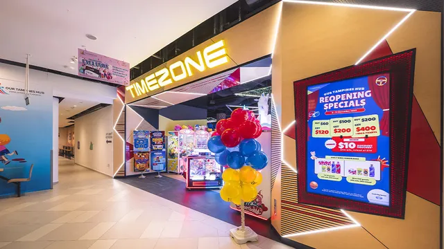 Timezone Our Tampines Hub - Dance, Racing, Video Games