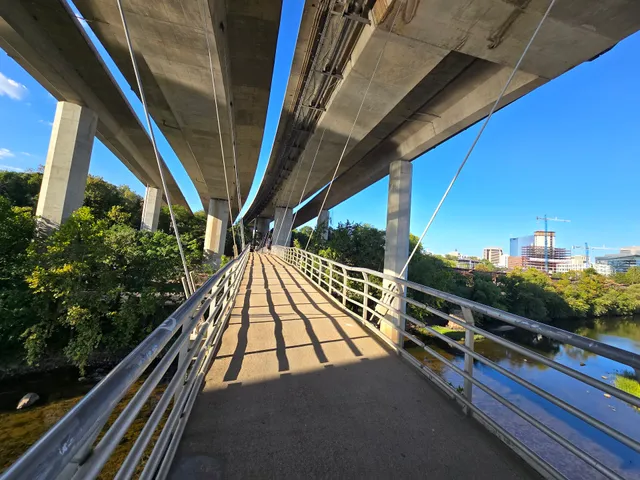 Belle Isle Suspension Bridge