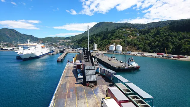 Bluebridge Cook Strait Ferry Picton Terminal