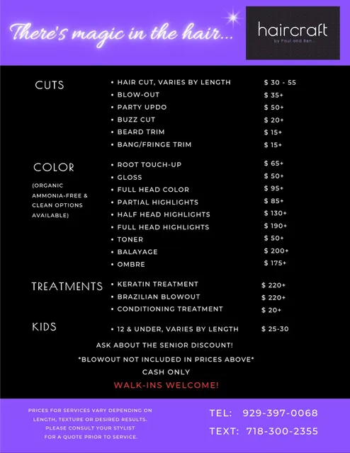 HairCraft By Paul and Ben