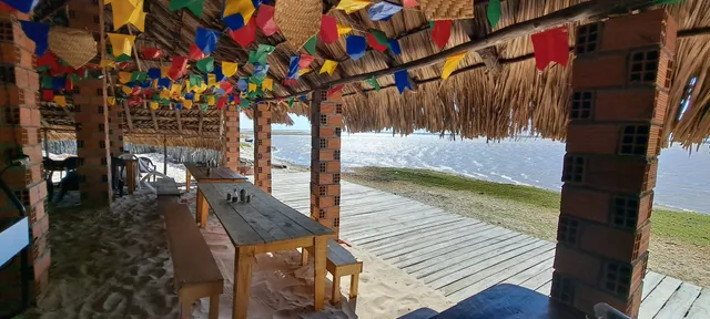 Restaurante no Povoado de Ponta Verde