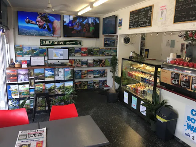 " Latte on Lake Cafe " and The Regional Tourist info Centre Cairns