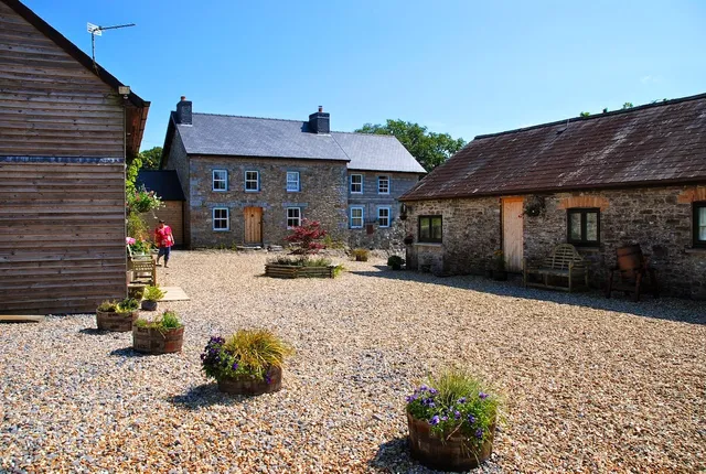 The Milking Parlour at Cwmcrwth Farm