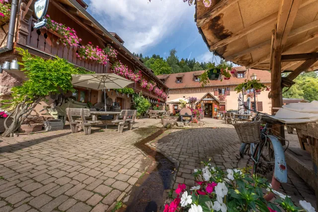 Hotel - Auberge du Melkerhof : Hôtel au calme, idéal randonnées, pied du Taennchel, proche Route des Vins, Haut-Rhin, Alsace