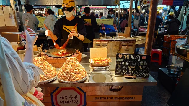 Jeju Dongmun Market Food Street