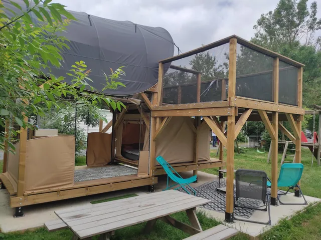 Camping island marsh