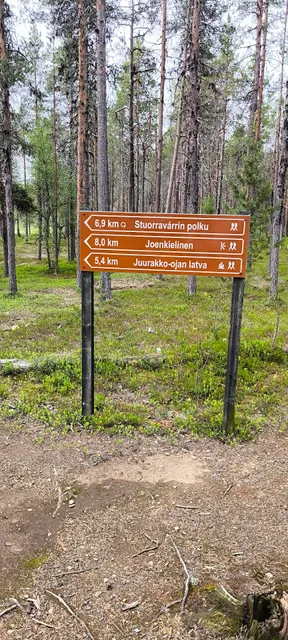 Lemmenjoki National Park trailhead