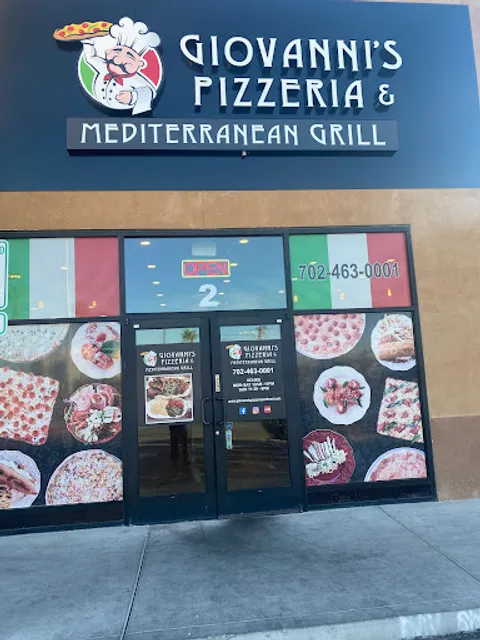 Giovannis pizzeria & mediterranean Grill
