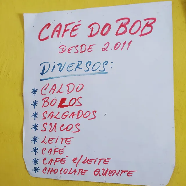 CAFÉ DO BOB