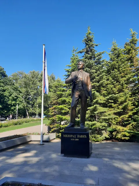 Milorad Pavić Monument