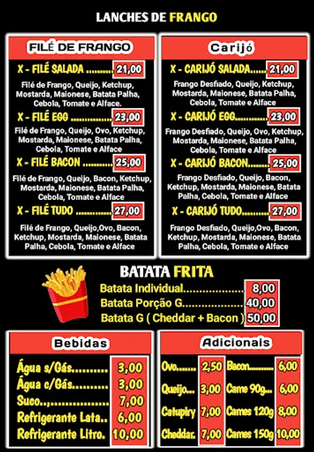 The Friends lanches tradicionais