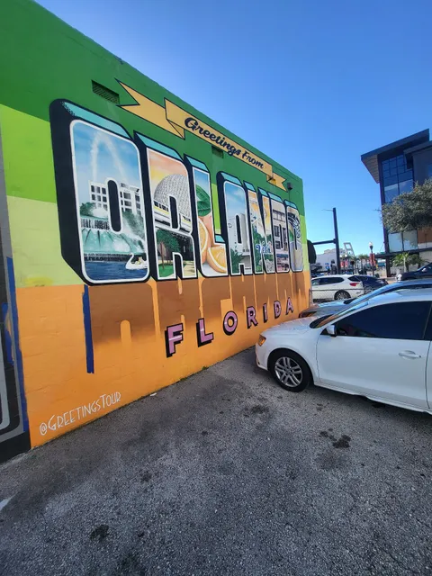 Orlando Postcard mural by Greetings Tour