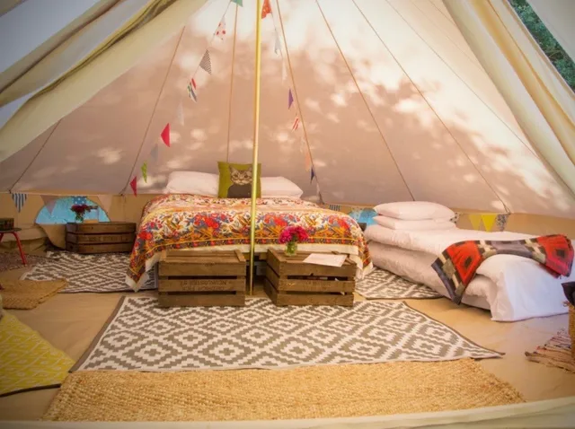 Amber's Bell Tent Camping at Bells Farm - Glamping Worcestershire