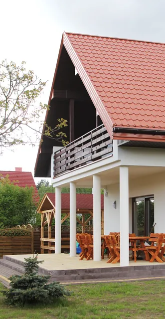 Dom Wypoczynkowy Mierzeja w Kątach Rybackich.