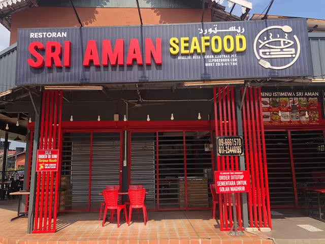 Sri Aman Seafood Restaurant and caterer. Hall available for Edu-Training, anniversary, farewell