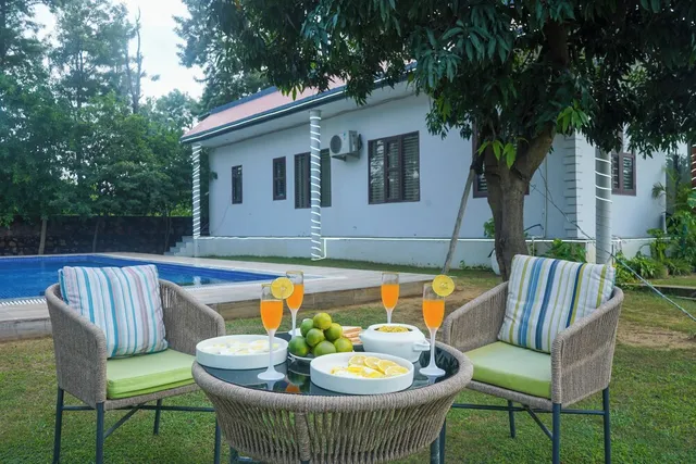 Alaya Stays by ELIVAAS Ashirwad Farms - Farmhouse in Delhi NCR | 5 BHK Farmhouse with Private Pool