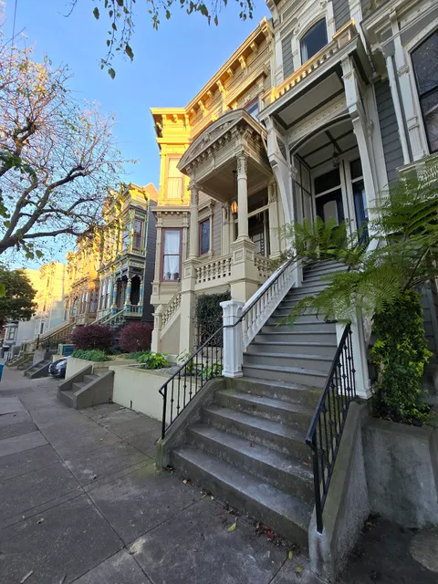 Victorian houses at McAllister st.
