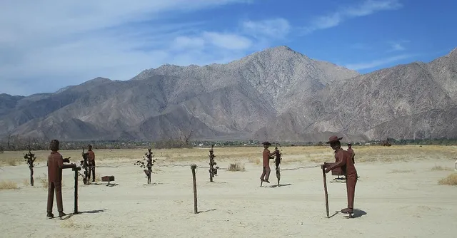 Borrego Springs Farm Workers Sculpture