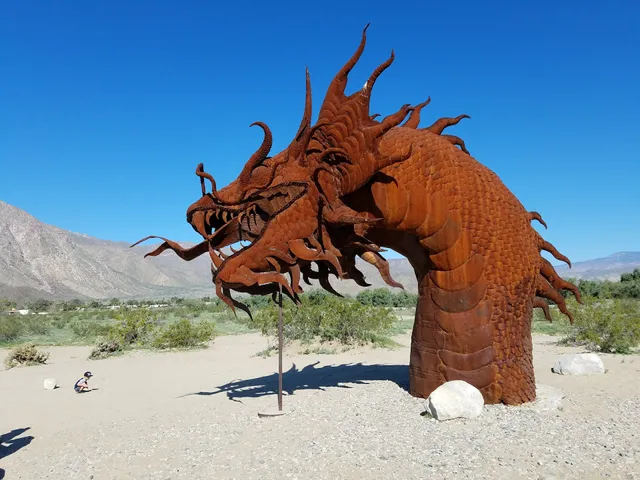 Sky Art Desert Sculptures: Nursing Camel