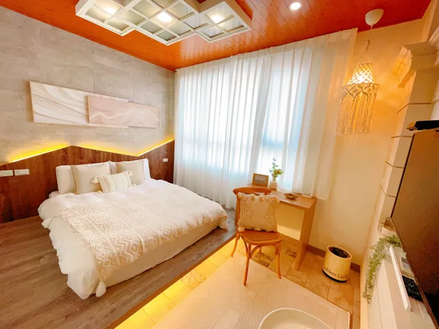 雙城民宿｜附停車廚房陽台洗衣機