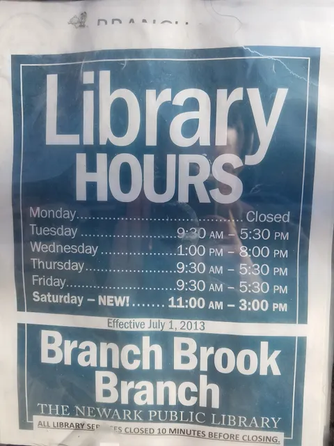Newark Public Library - Branch Brook